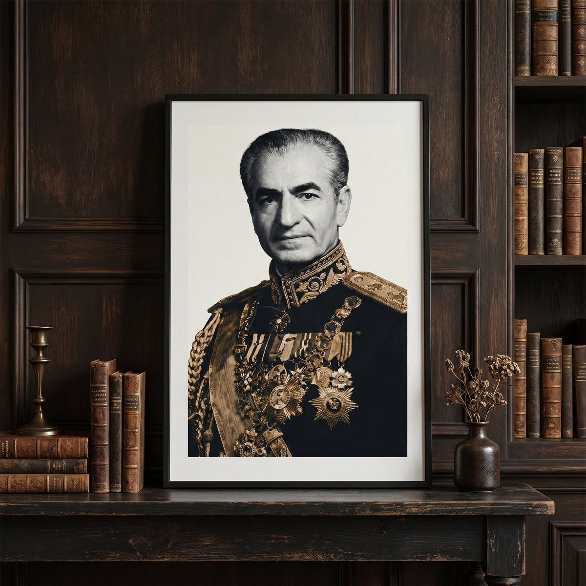 The Shah in Full Regalia