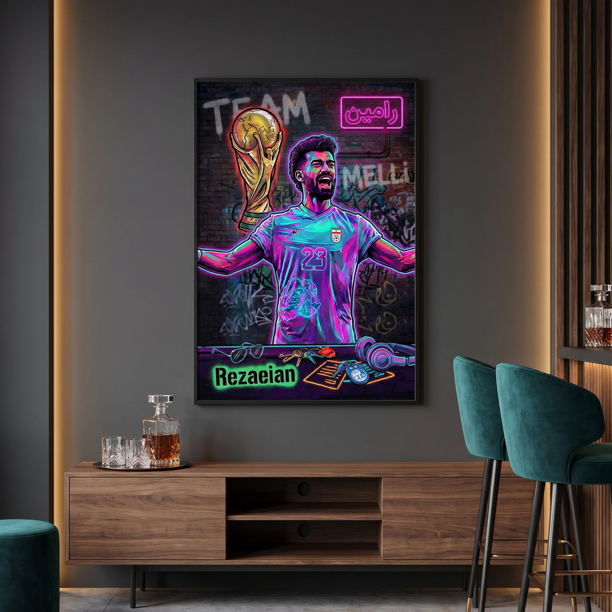 Rezaeian in Neon