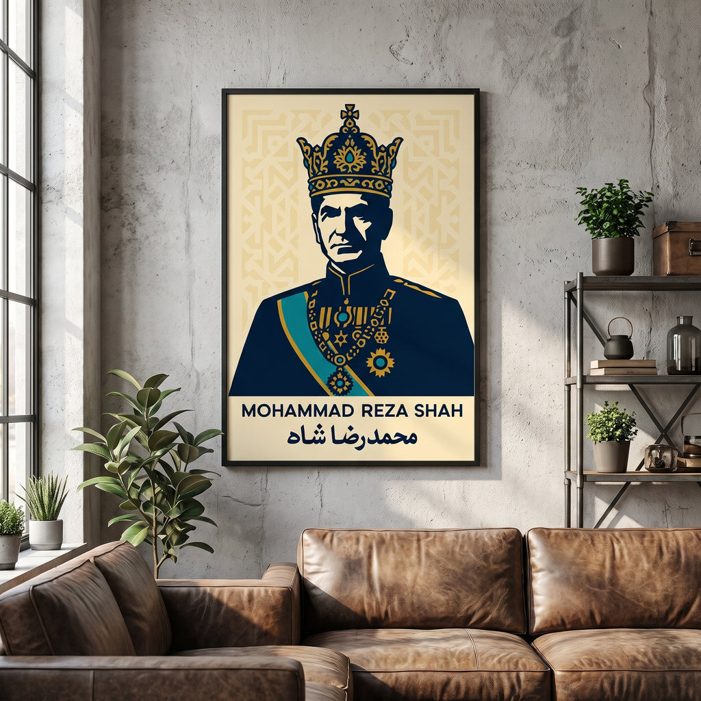 The Shah in Navy and Gold