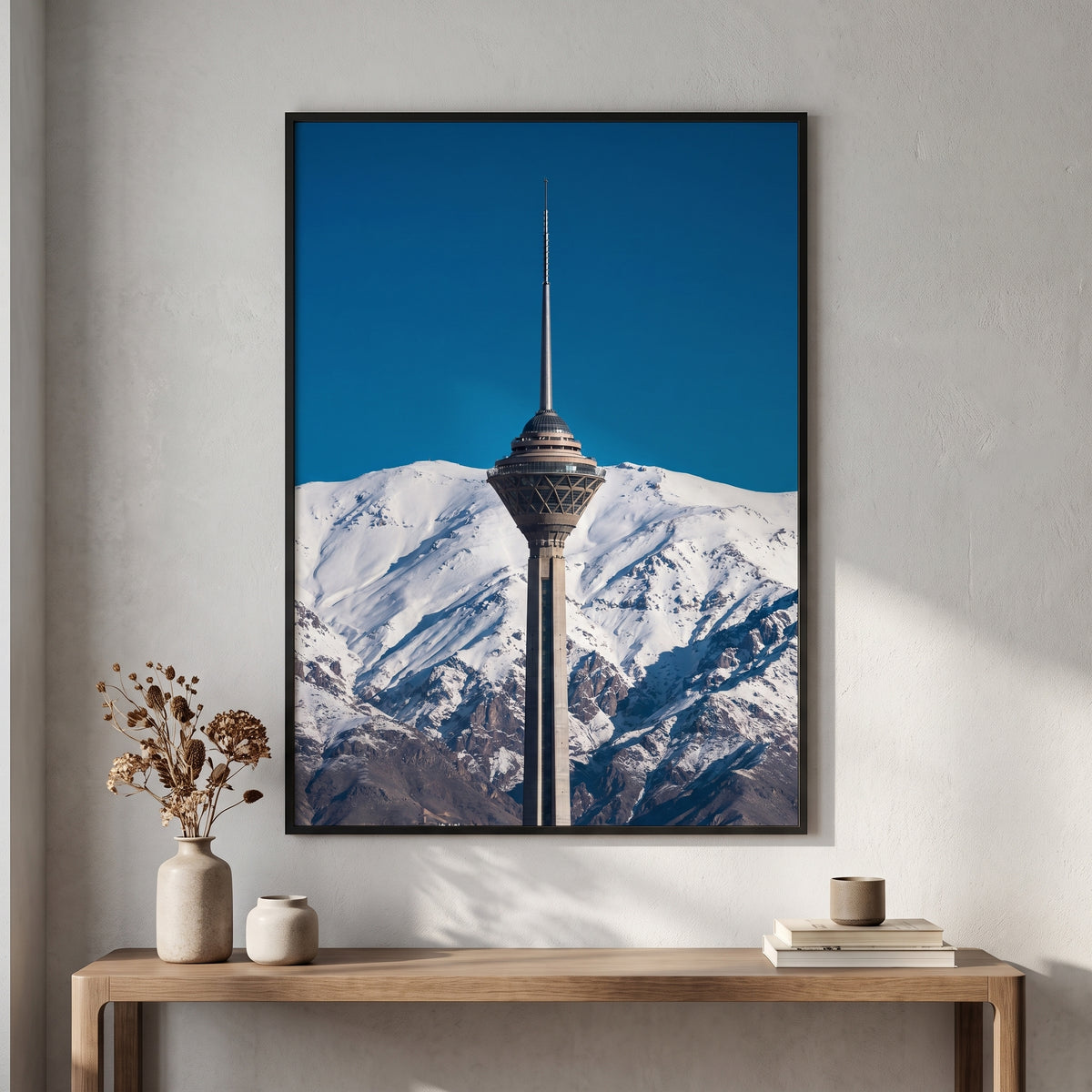 Milad Tower in Winter