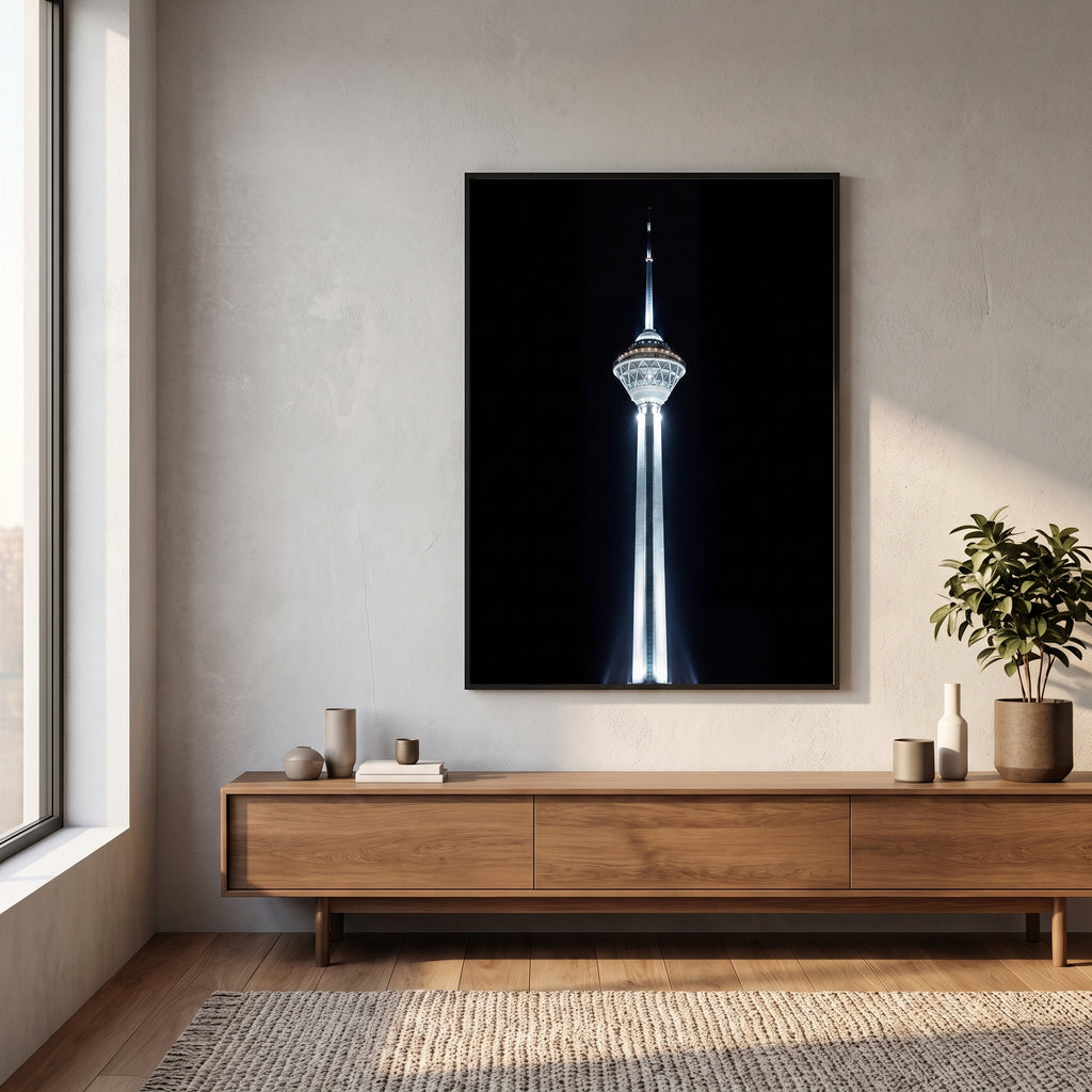 Milad Tower at Night