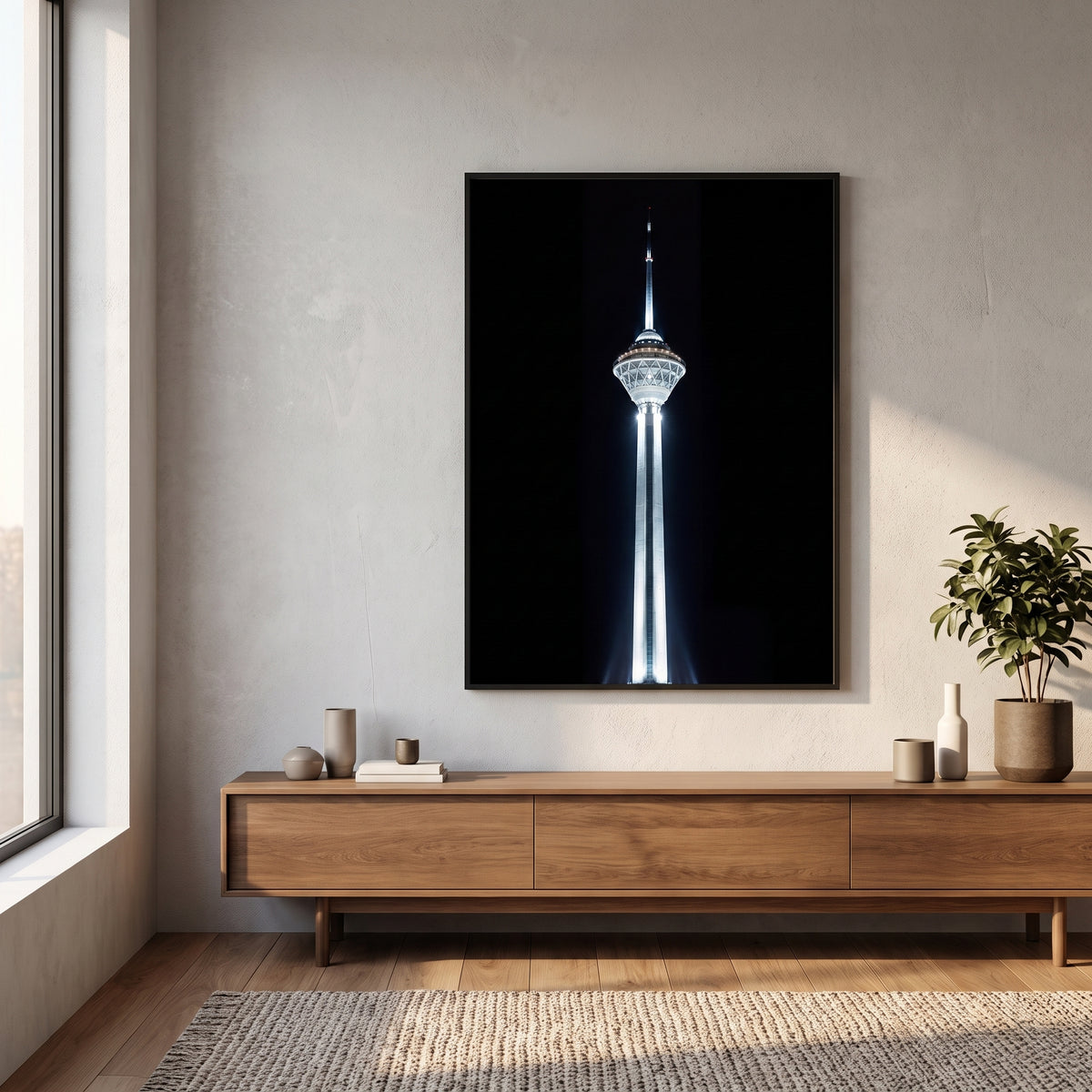 Milad Tower at Night