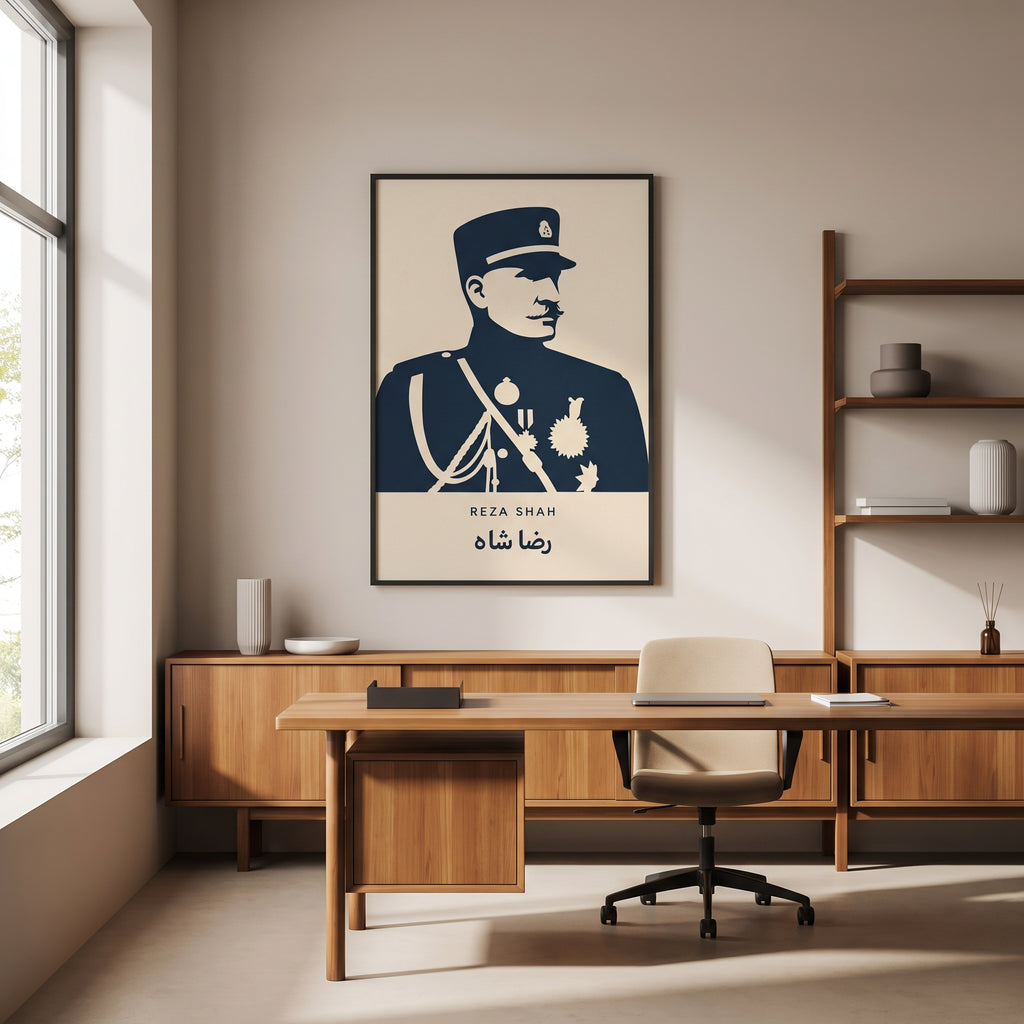 Reza Shah in Silhouette