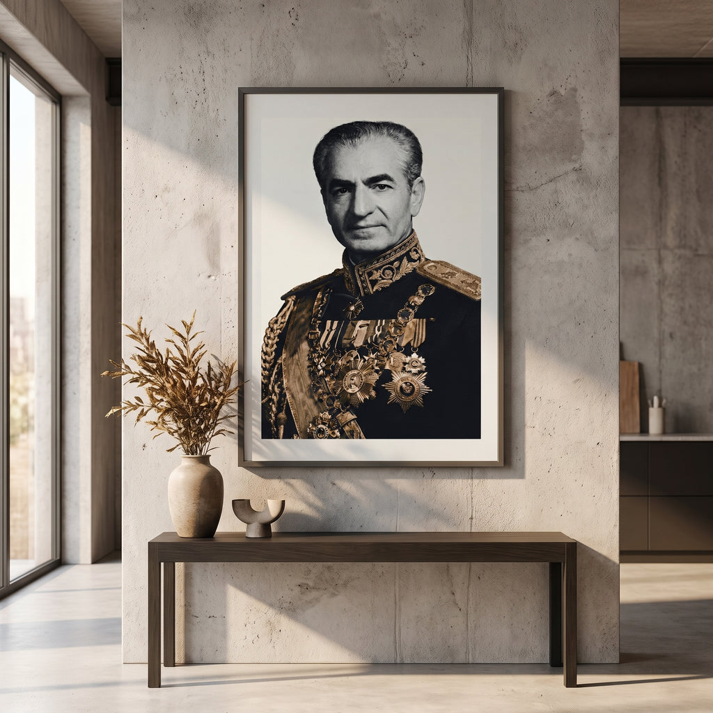 The Shah in Full Regalia