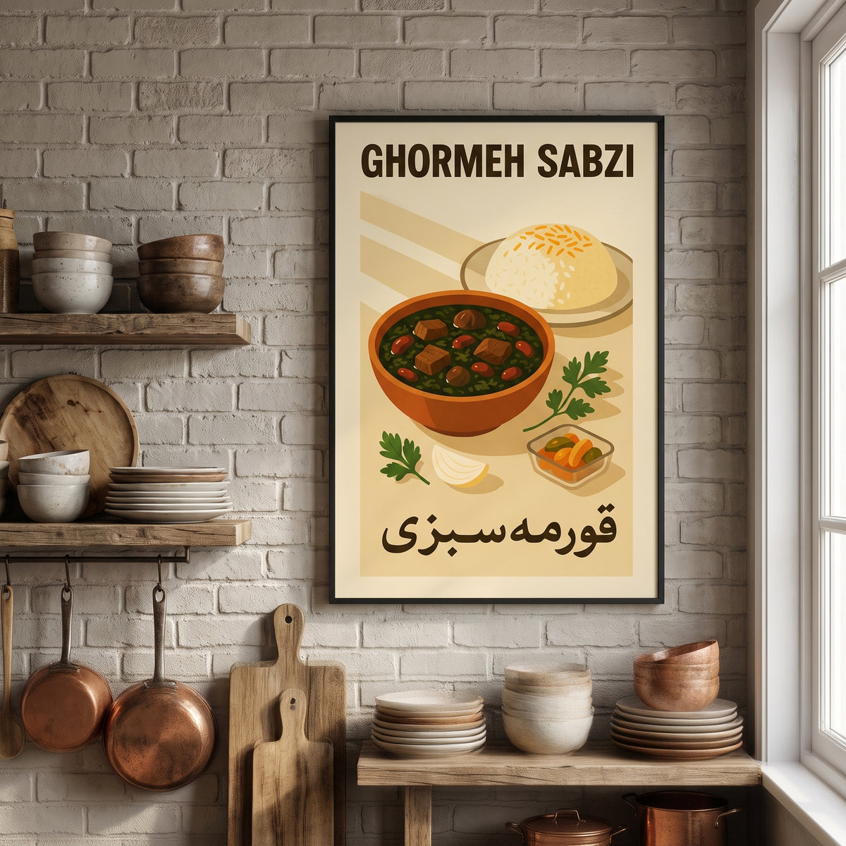 A Bowl of Ghormeh Sabzi