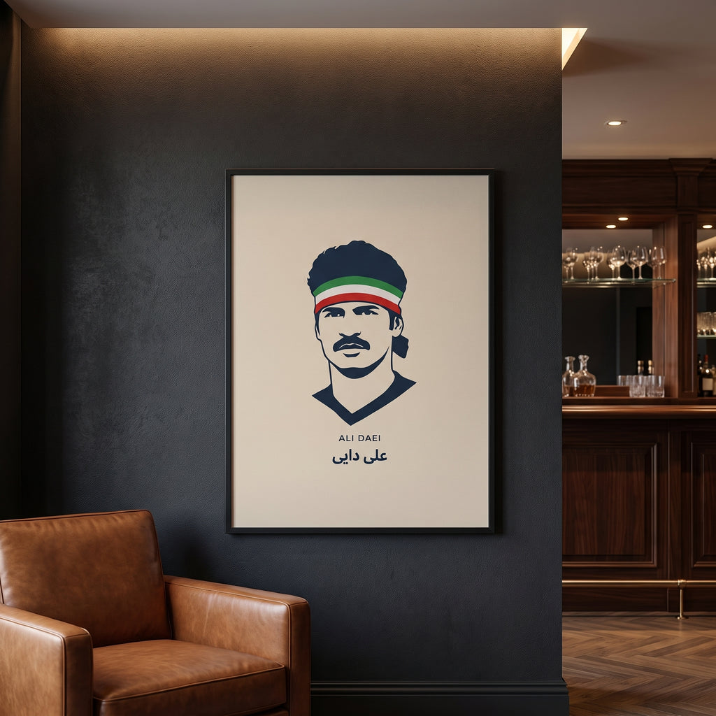 Ali Daei in Iran's Colors