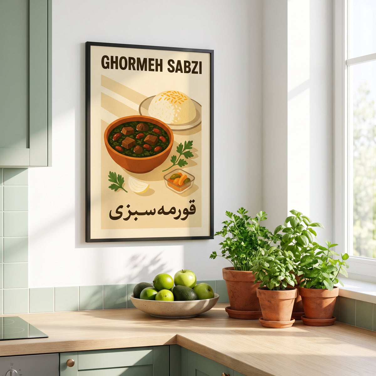 A Bowl of Ghormeh Sabzi