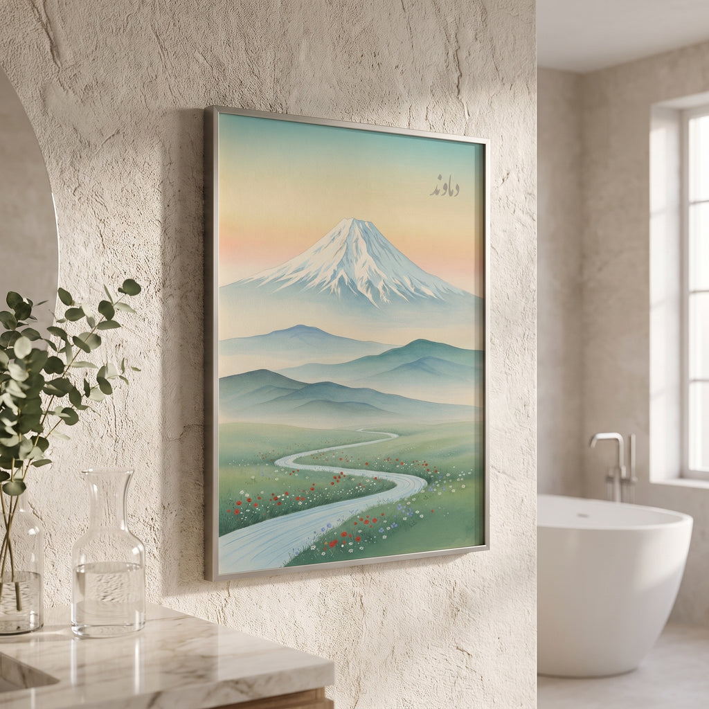 Damavand in the Floating World