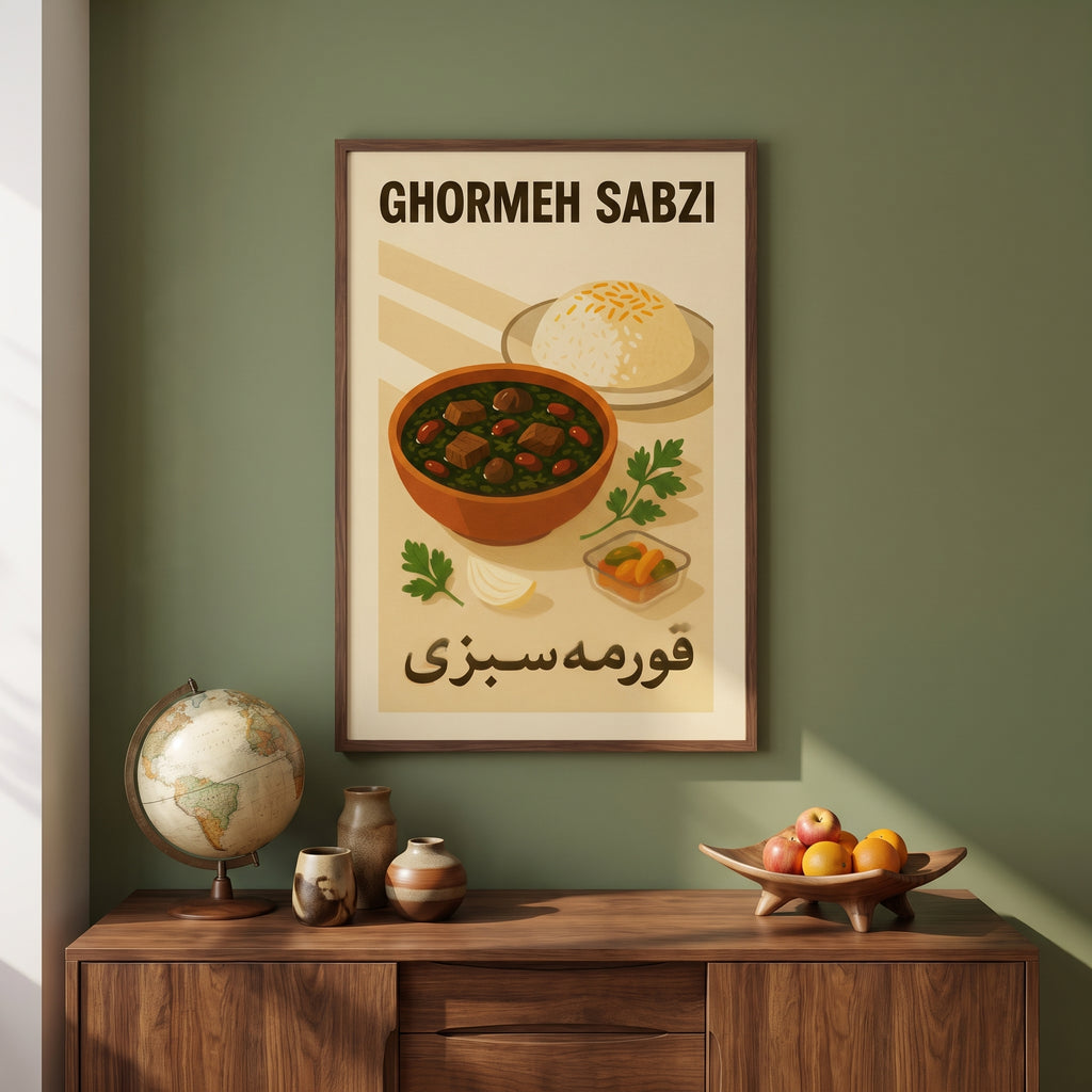 A Bowl of Ghormeh Sabzi
