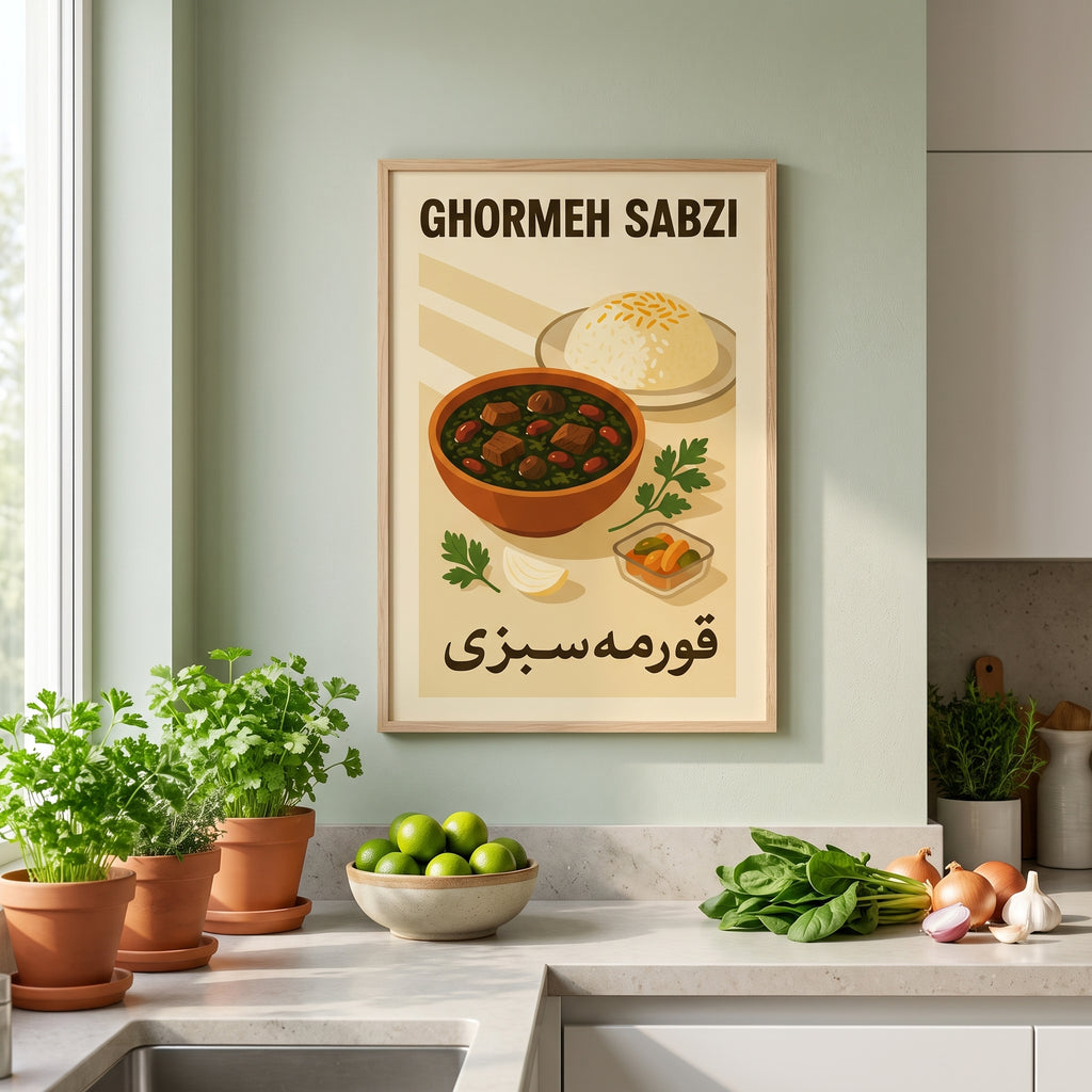 A Bowl of Ghormeh Sabzi
