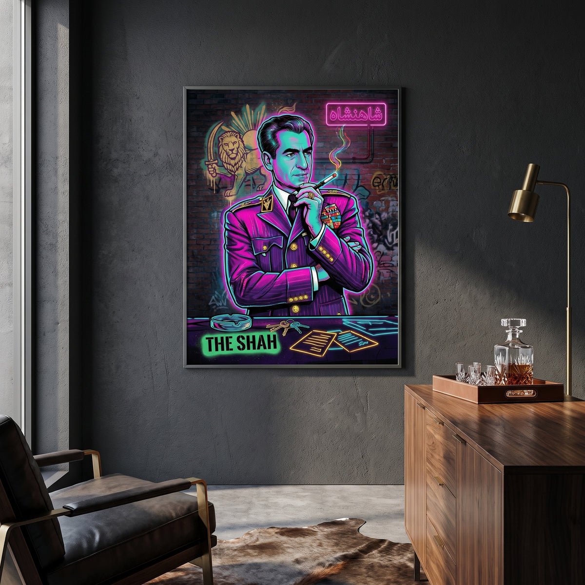 The Shah in Neon