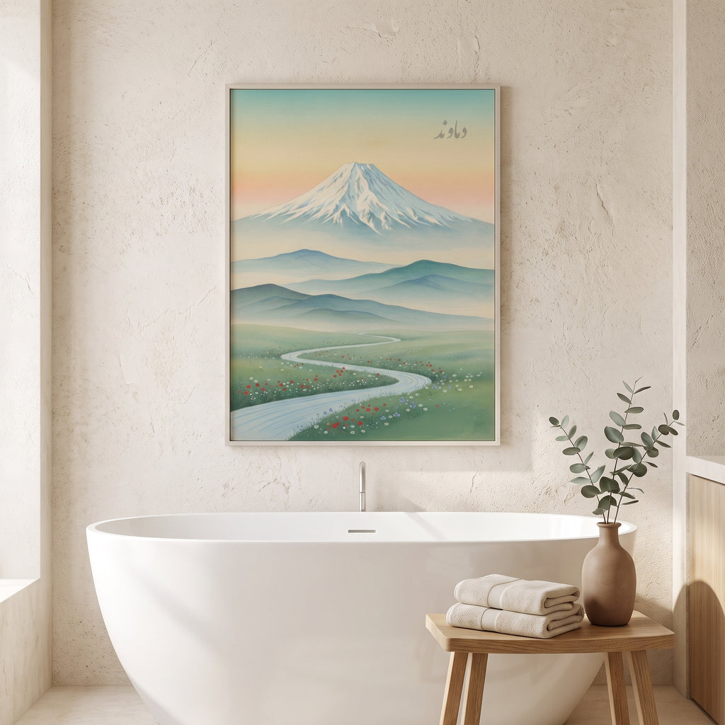 Damavand in the Floating World