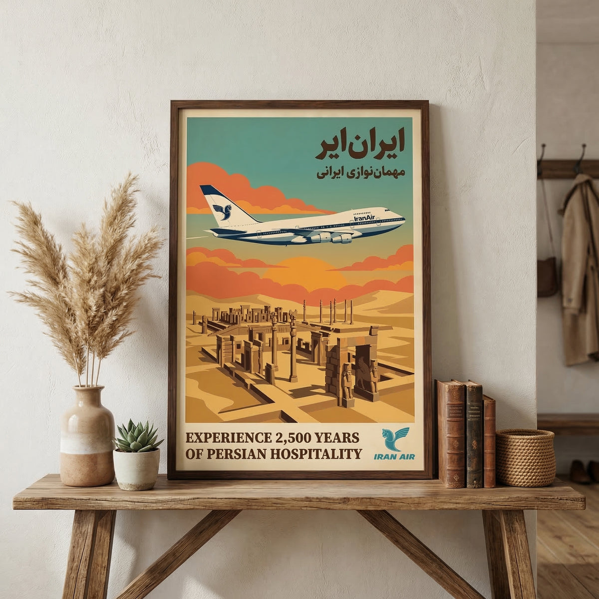 Iran Air over Persepolis