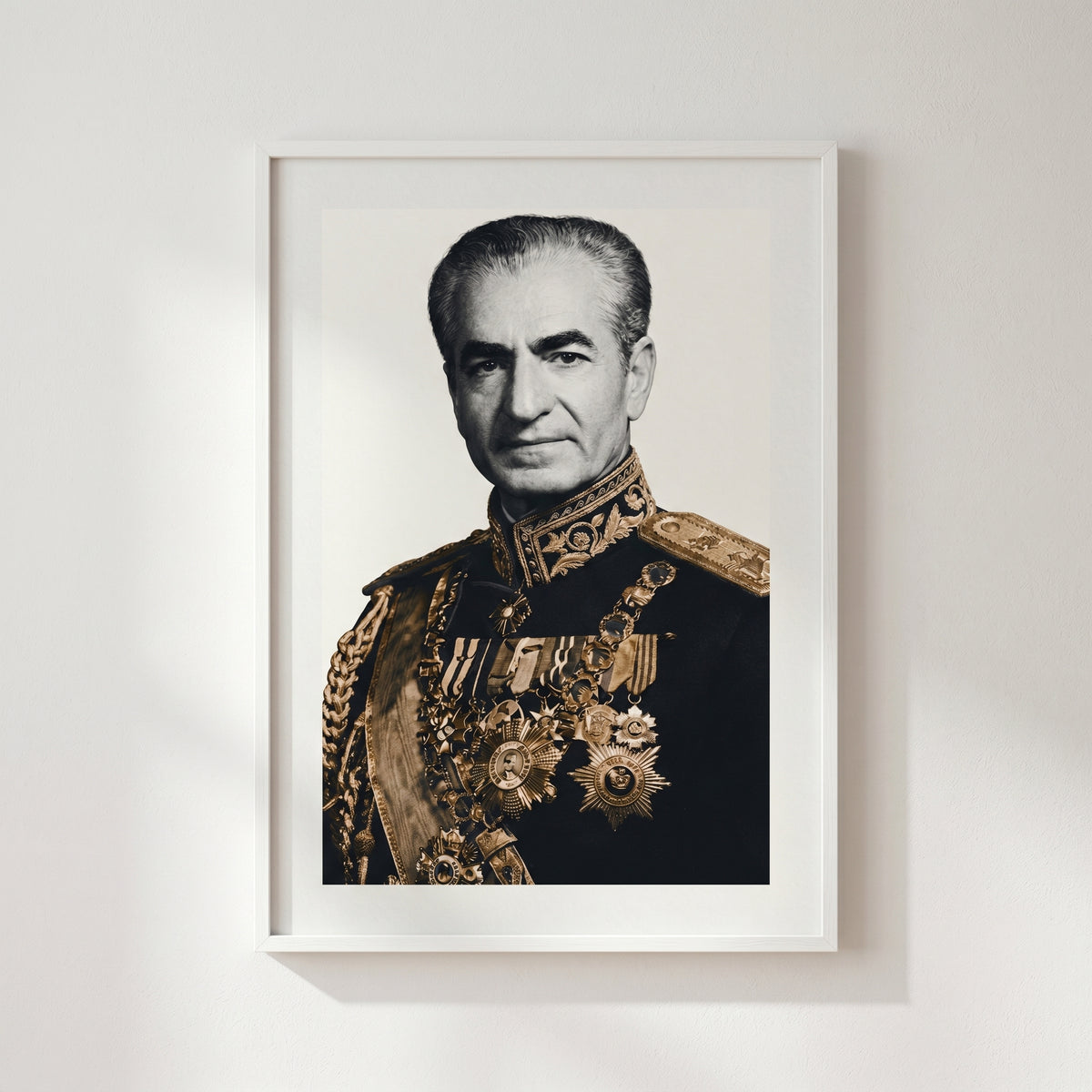 The Shah in Full Regalia