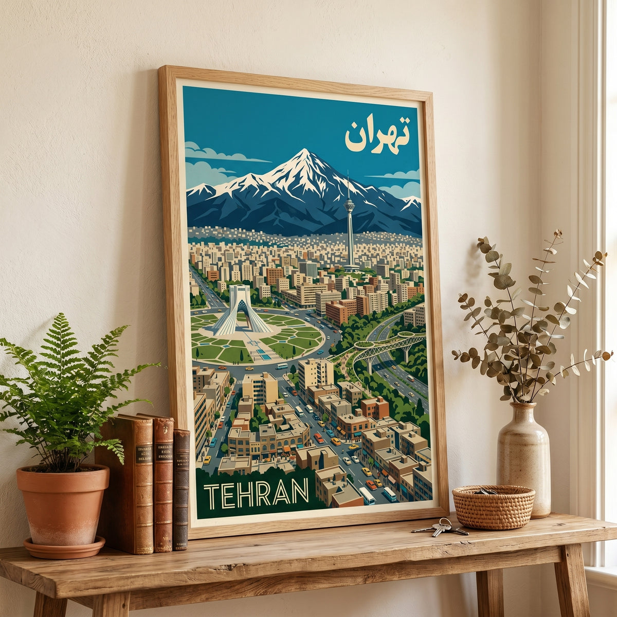 Tehran under Damavand