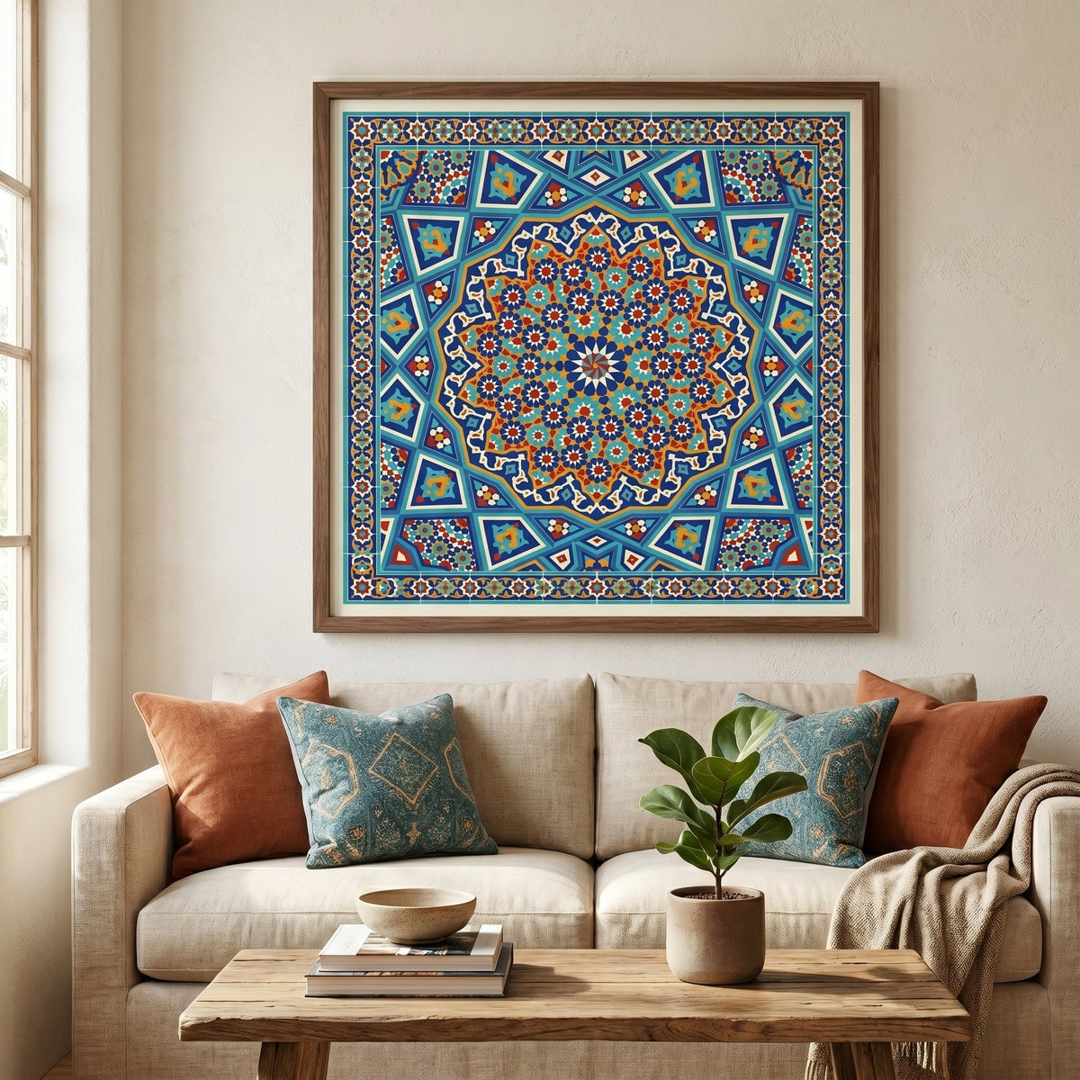 Shamseh in Isfahan Blue