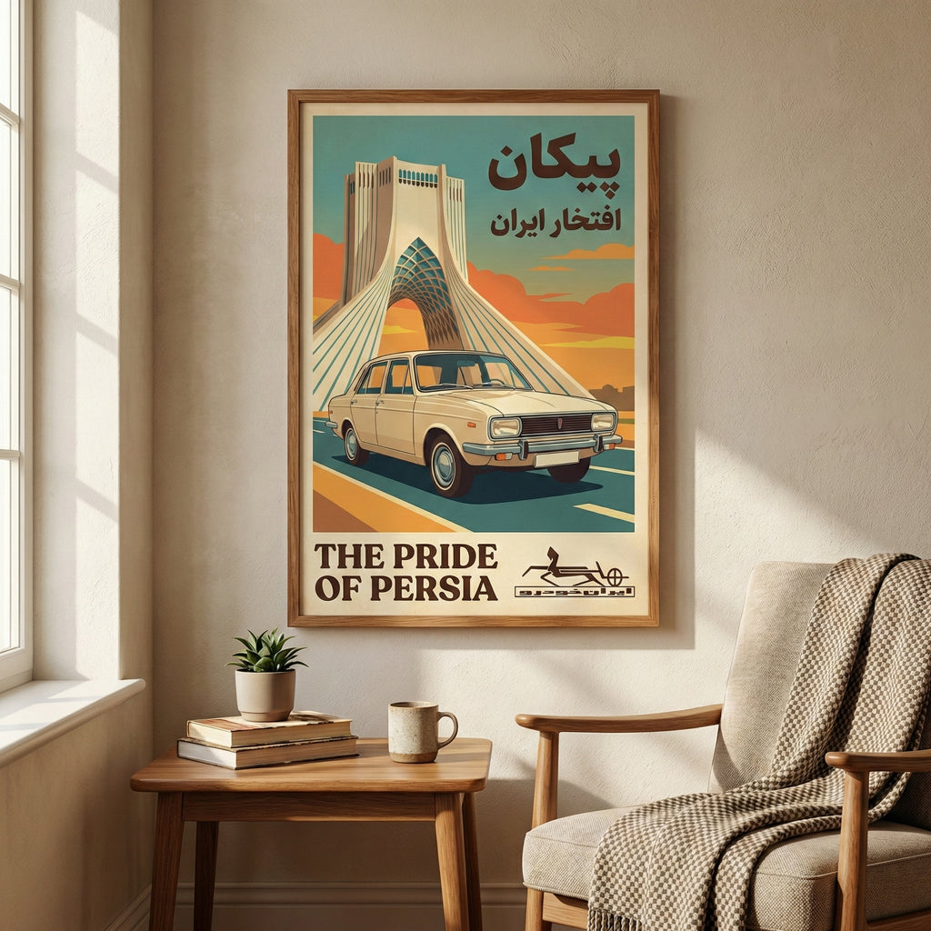 Paykan at the Azadi Tower