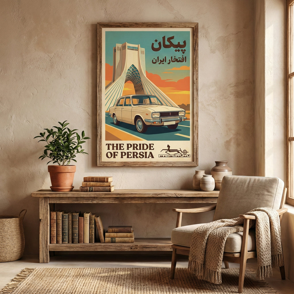 Paykan at the Azadi Tower