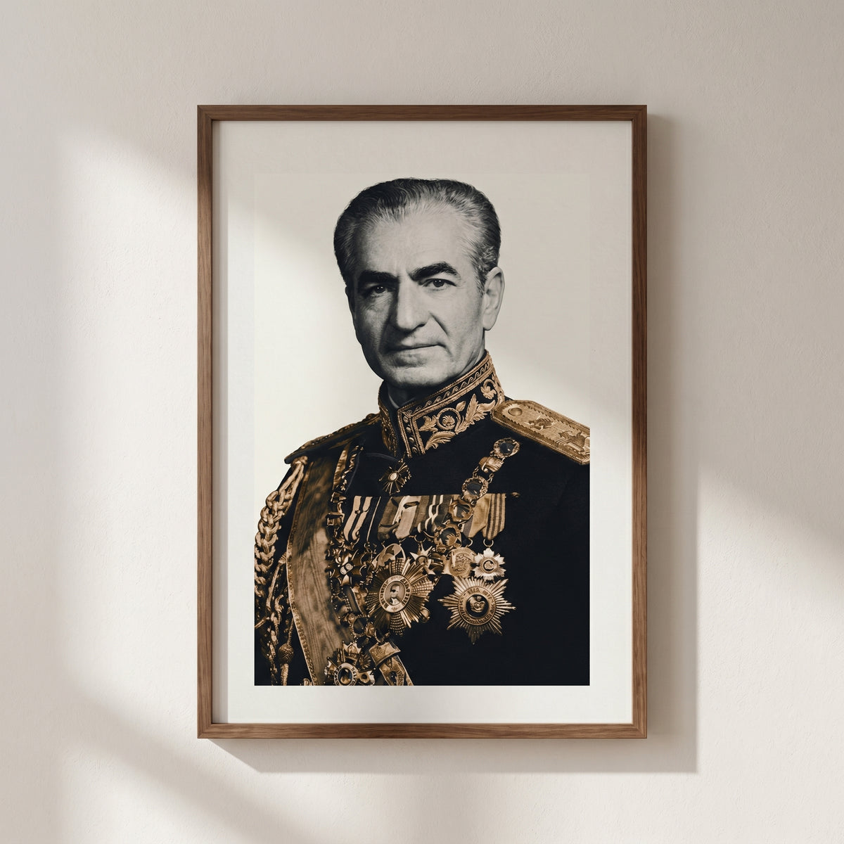 The Shah in Full Regalia