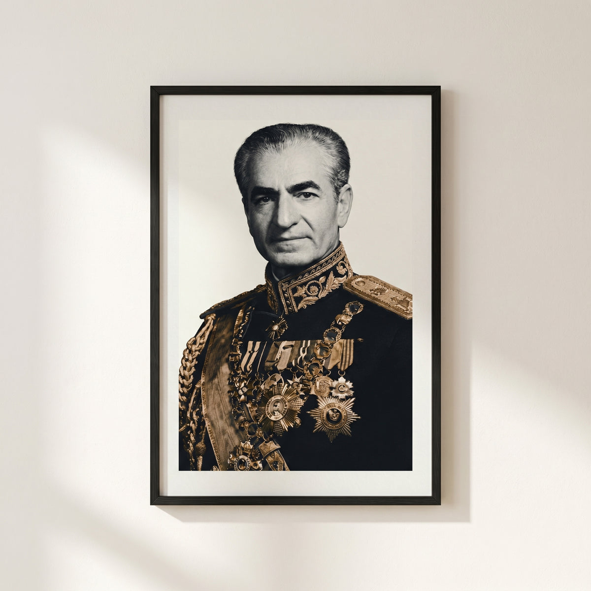 The Shah in Full Regalia