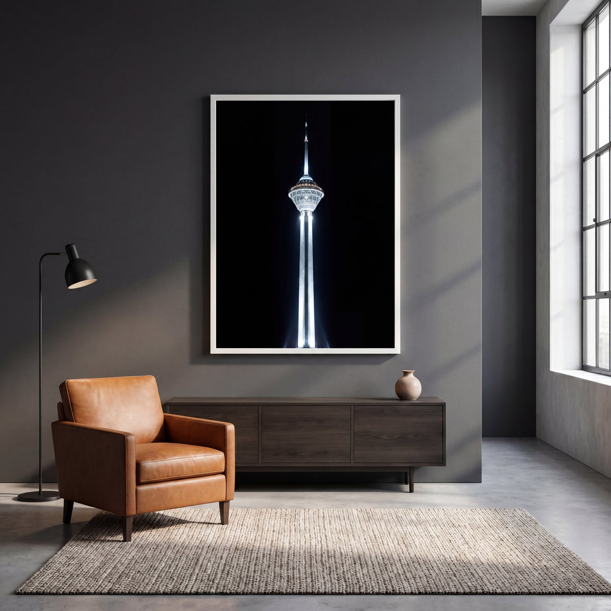 Milad Tower at Night
