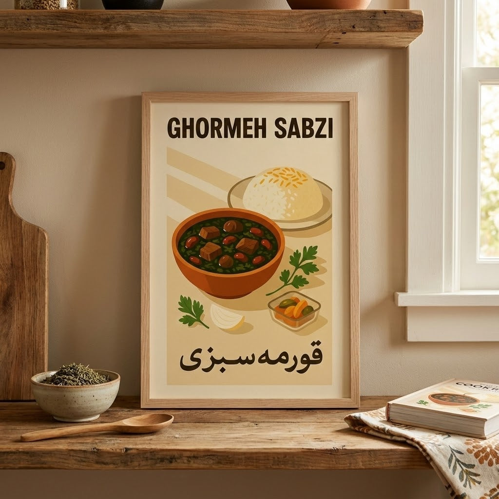 A Bowl of Ghormeh Sabzi