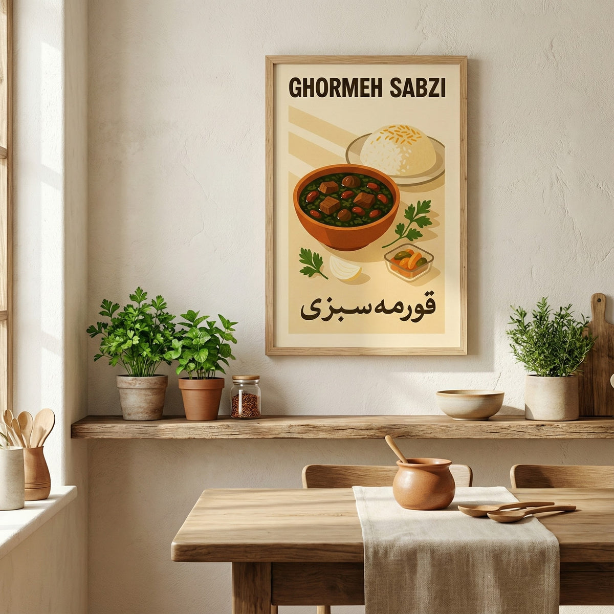 A Bowl of Ghormeh Sabzi
