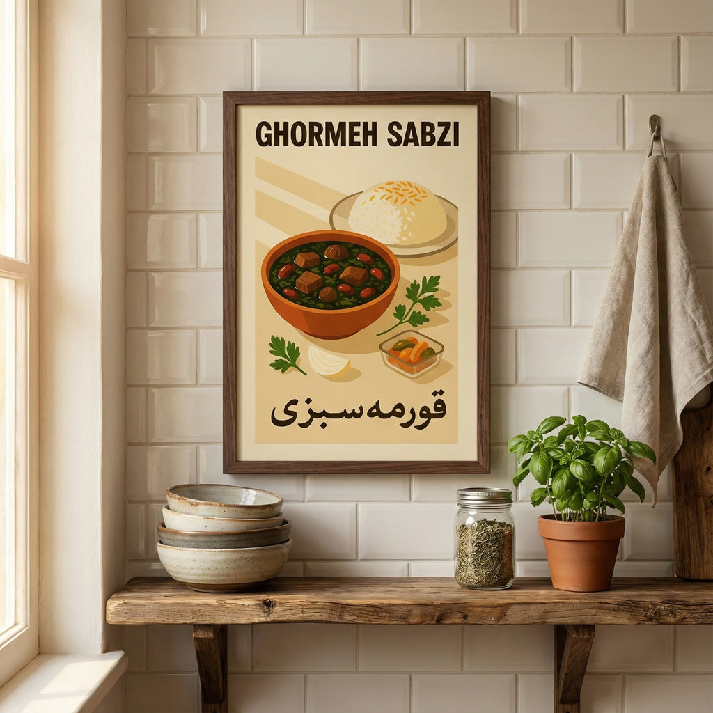 A Bowl of Ghormeh Sabzi