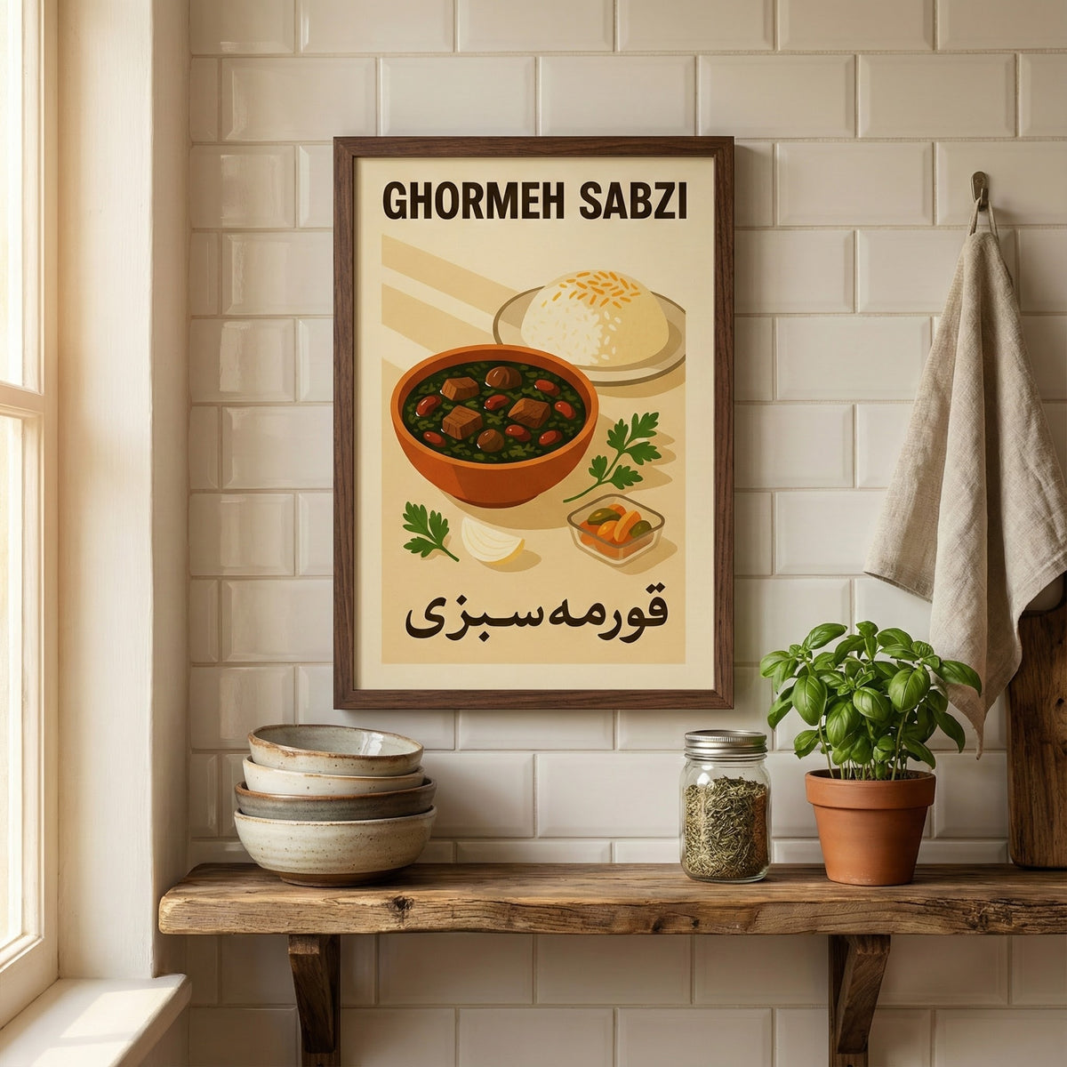 A Bowl of Ghormeh Sabzi