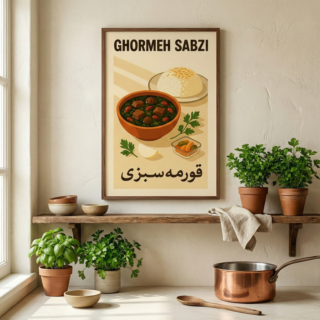 A Bowl of Ghormeh Sabzi