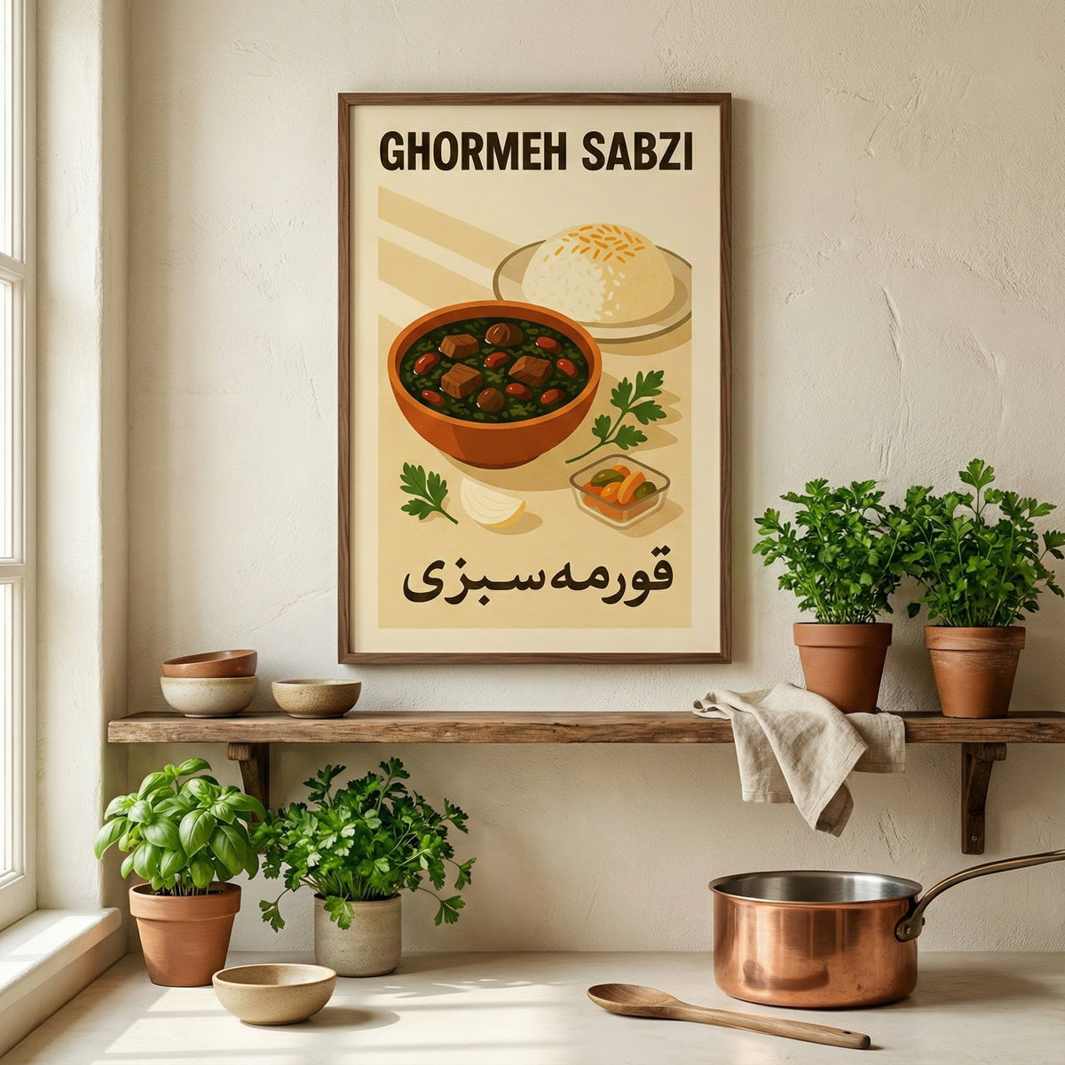 A Bowl of Ghormeh Sabzi