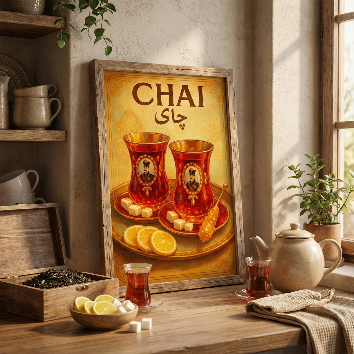 Two Glasses of Chai