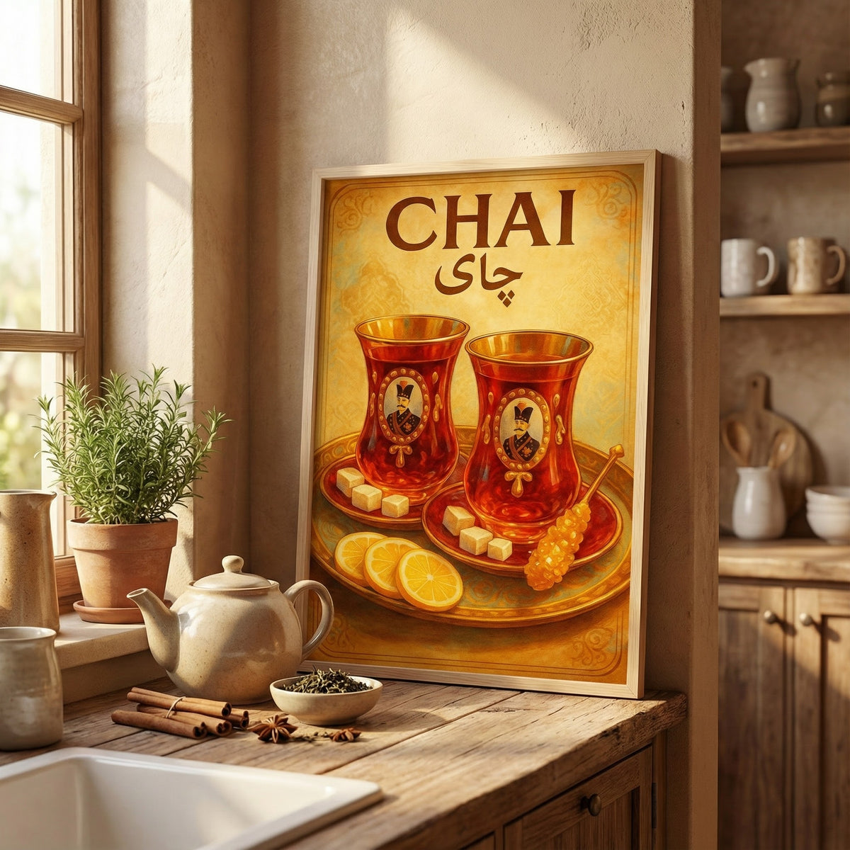 Two Glasses of Chai