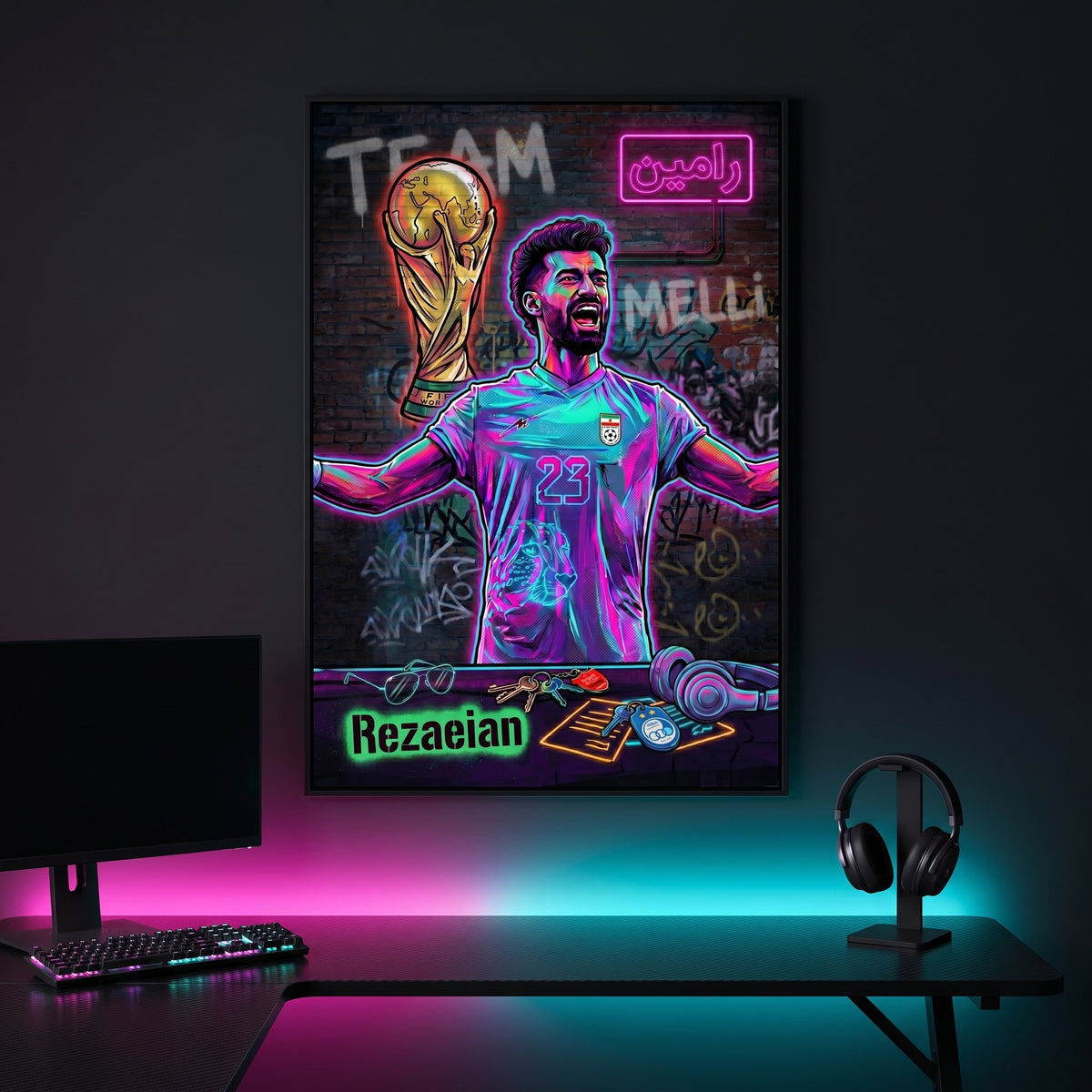 Rezaeian in Neon