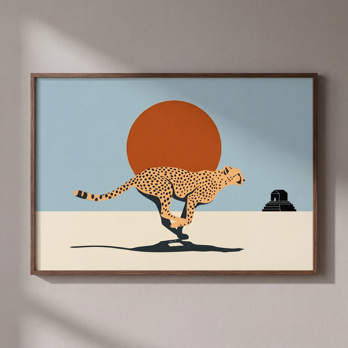 Asiatic Cheetah at the Tomb of Cyrus
