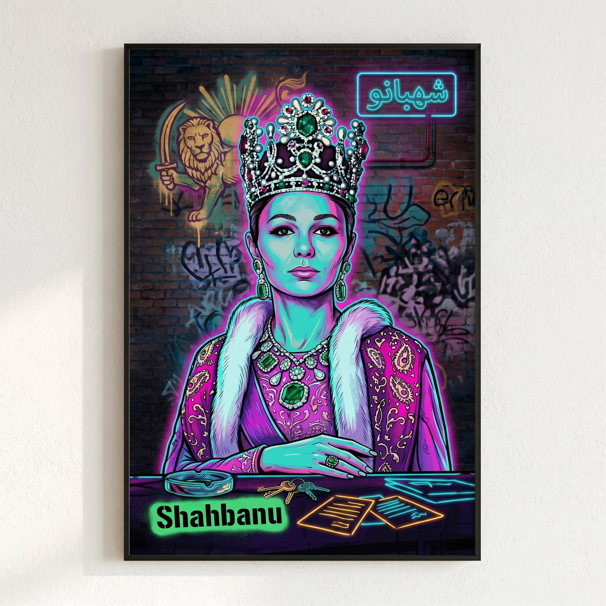 Shahbanu in Neon