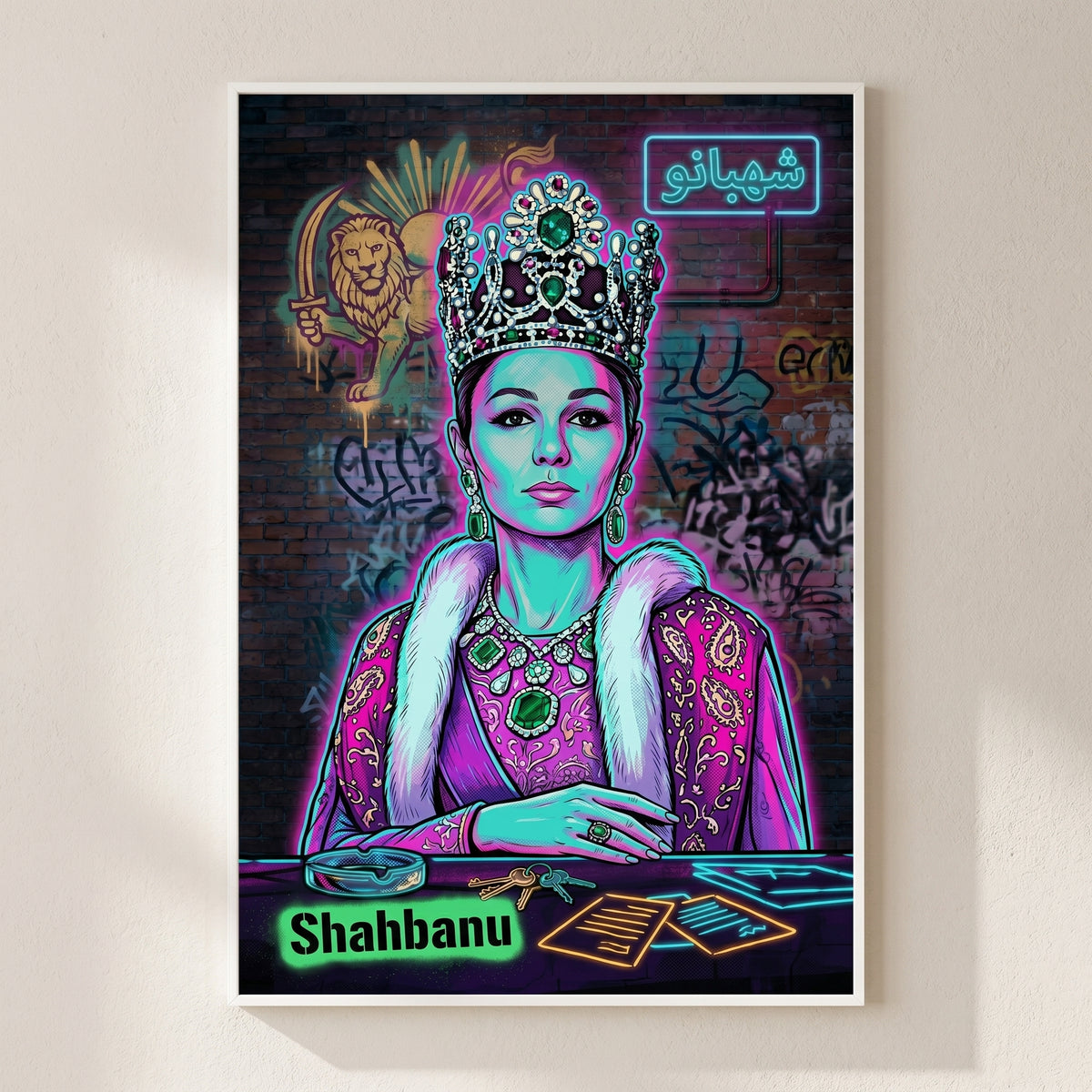 Shahbanu in Neon