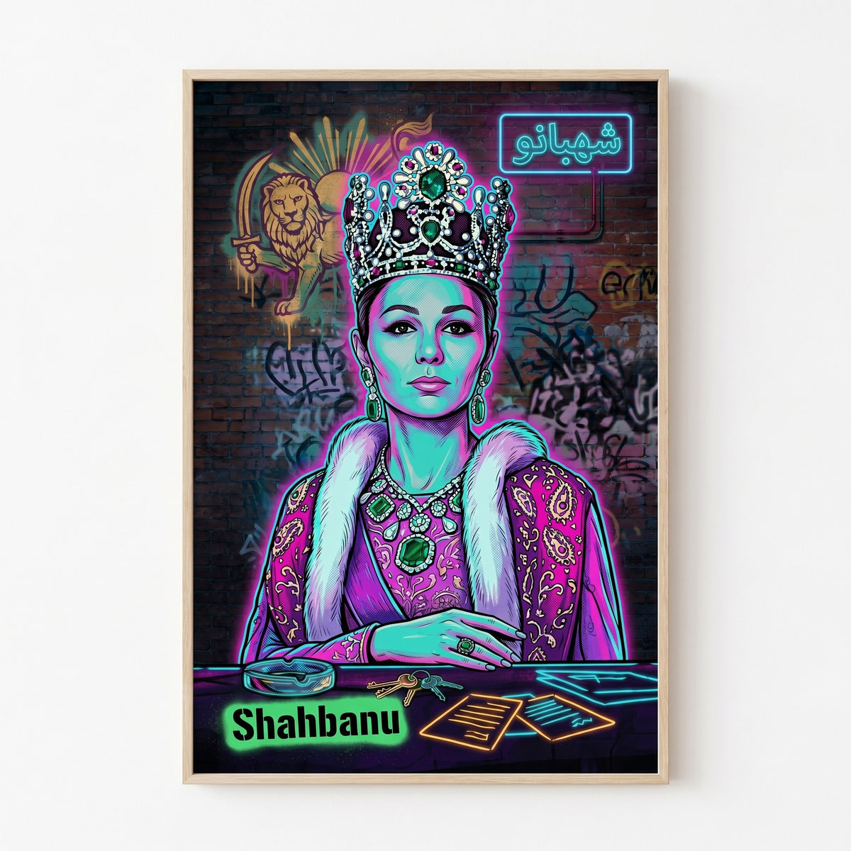 Shahbanu in Neon