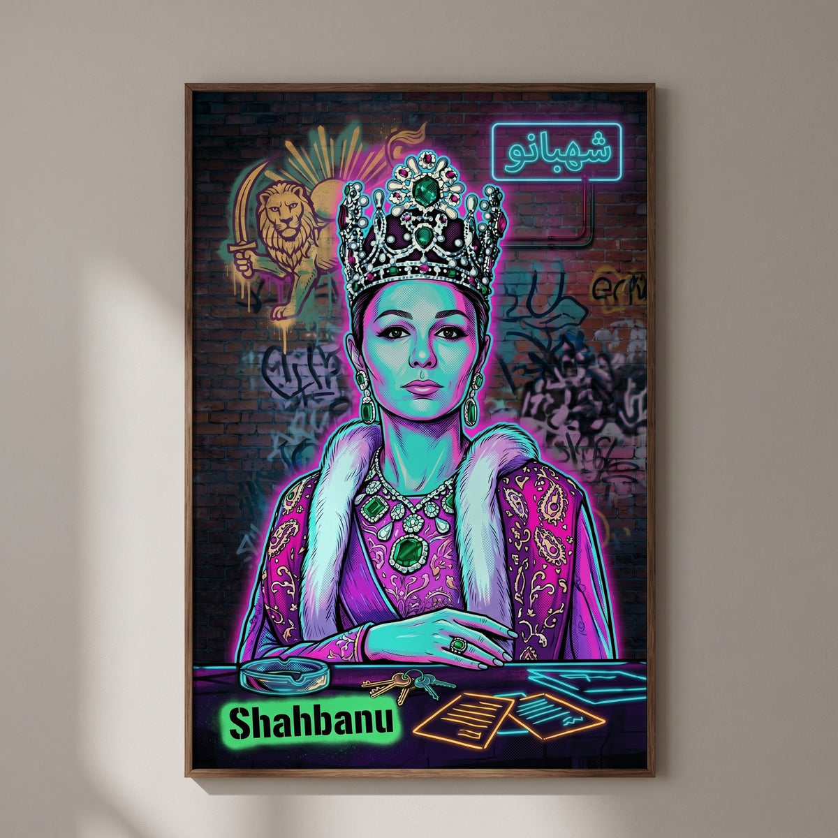 Shahbanu in Neon