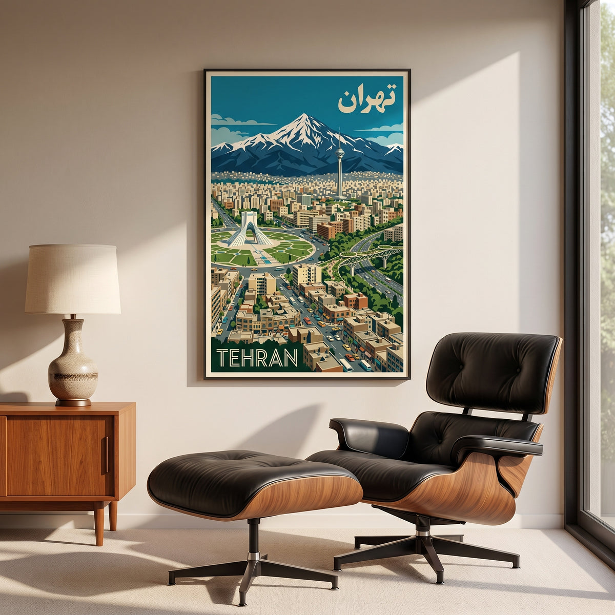 Tehran under Damavand