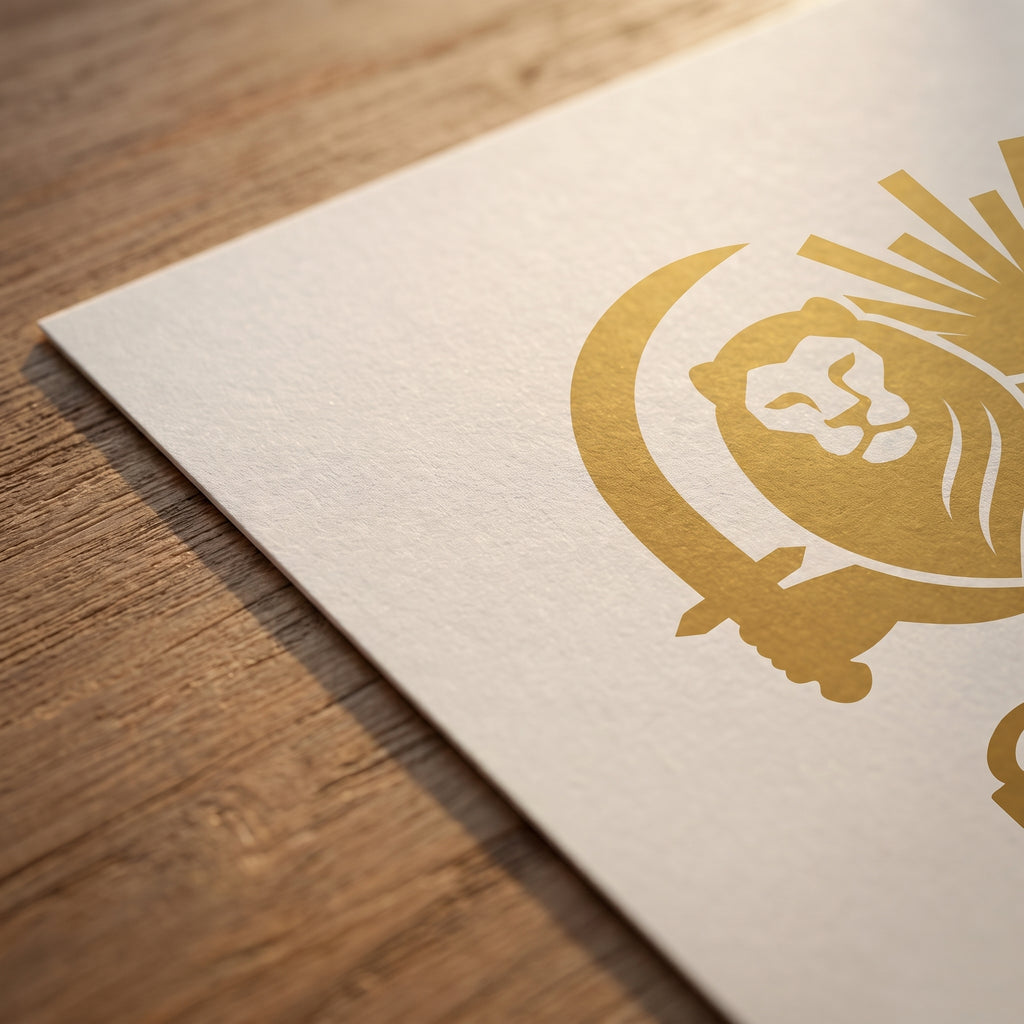 Lion and Sun in Gold